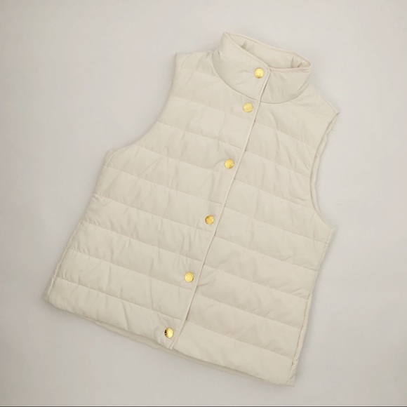 🎈Michael Kors Puff White Women's Vest - Sz Small - Picture 7 of 8